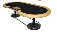Load image into Gallery viewer, DOUBLE PEDESTAL POKER TABLE BASE
